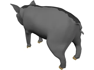 Pig 3D Model