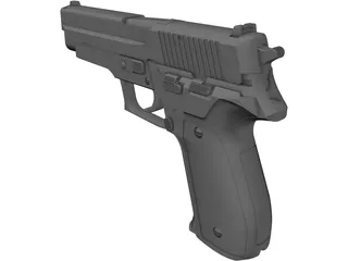 Sig Auer P-226 3D Model