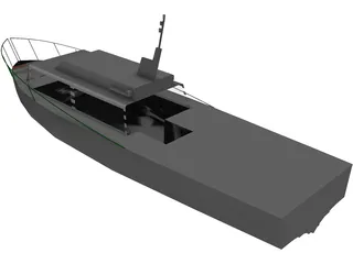 Small Boat 3D Model