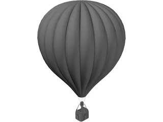 Hot Air Balloon 3D Model