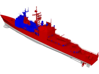 CG-49 Vincennes 3D Model