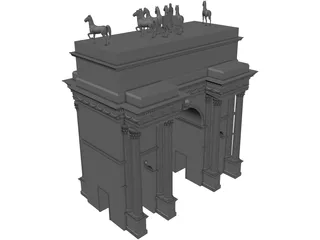Arco de la Pieche 3D Model