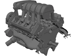 Engine Toyota Tundra (2000) 3D Model