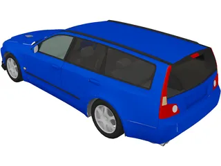 Nissan Steaga with Skyline Conversion 3D Model