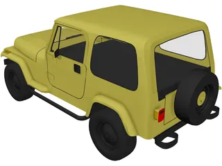 Jeep Wrangler 3D Model