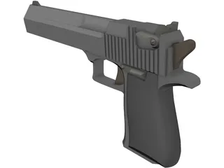 .45 Magnum Desert Eagle 3D Model