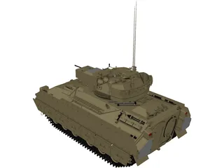 M2A2 Infantry Fighting Vehicle 3D Model