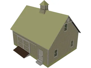 Machine Shed 3D Model