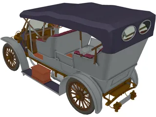 Rolls-Royce Silver Ghost 3D Model