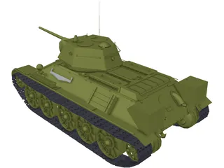 T-34 3D Model