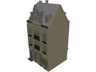 Town House 3D Model