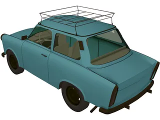 Trabant 601S 3D Model