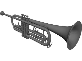 Trumpet 3D Model