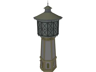 Water Tower 3D Model