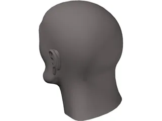 Head Male 3D Model