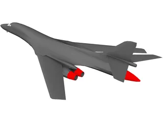 B-1B 3D Model