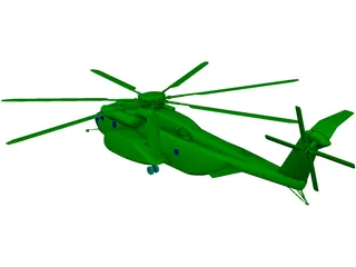 Sikorsky MH-53E Pave Low 3D Model