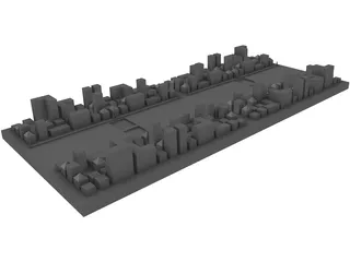 City Block 3D Model