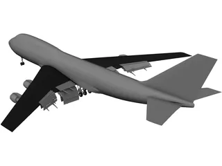 Boeing 747-200 3D Model