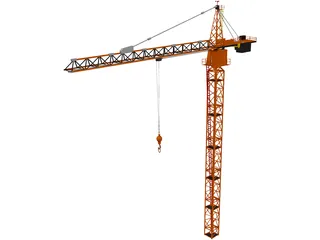 Tower Crane 3D Model