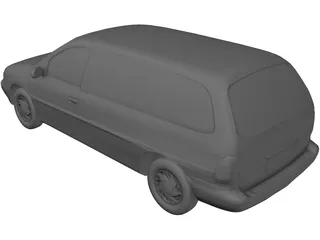 Ford Windstar (1996) 3D Model