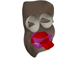 Face Baby 3D Model