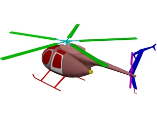 MD-500 3D Model