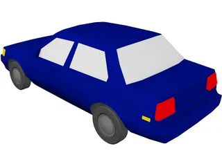 Toyota Corolla (1987) 3D Model