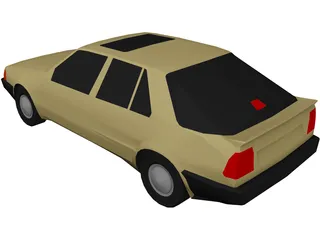 SAAB 9000 (1990) 3D Model