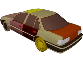 Honda Accord (1993) 3D Model