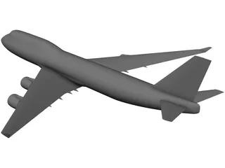 Boeing 747-400 3D Model