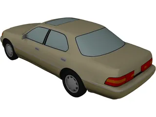 Lexus 400 (1993) 3D Model