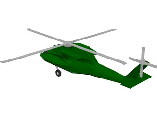 Sikorsky MH-60 Stallion 3D Model