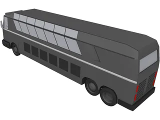 Tour Bus 3D Model