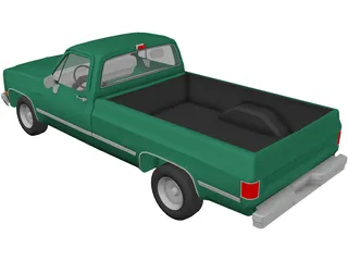 GMC Pickup (1985) 3D Model