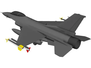 F-16C 3D Model