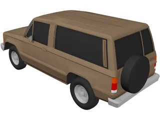 Isuzu Trooper (1986) 3D Model