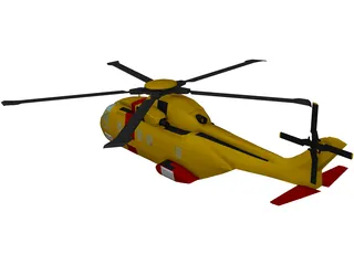 AgustaWestland AW101 EH-101A Merlin 3D Model