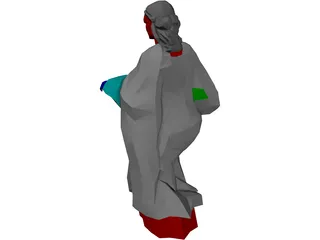 Greek Woman 3D Model