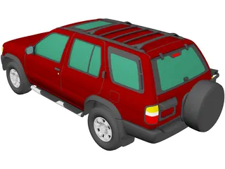 Nissan Pathfinder (1998) 3D Model