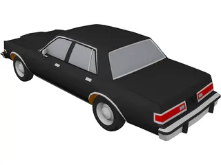 Dodge Diplomat (1983) 3D Model