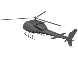 Eurocopter AS-355 Ecureuil 2 3D Model