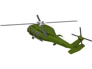 Sikorsky SH-60 Seahawk 3D Model