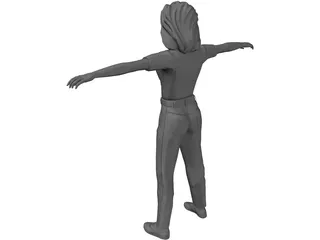 Girl 3D Model