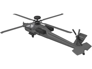 Boeing AH-64 Apache Longbow 3D Model