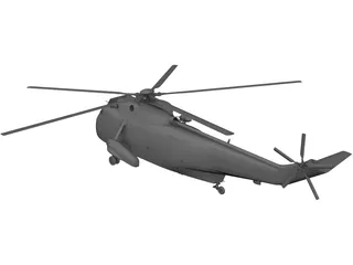 Sikorsky SH-3H Sea King 3D Model