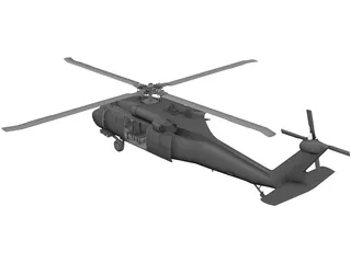 Sikorsky UH-60L Black Hawk [+Interior] 3D Model