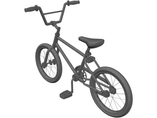 Bicycle BMX 3D Model