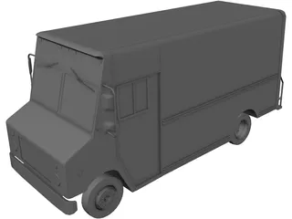 Delivery Van 3D Model