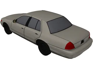 Ford Crown Victoria (2000) 3D Model